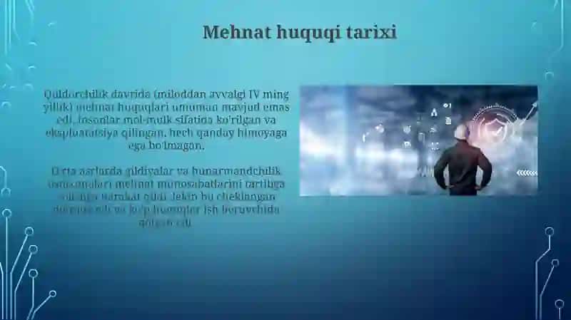Mehnat Huquqi va Mexnat Munosabotlari 3