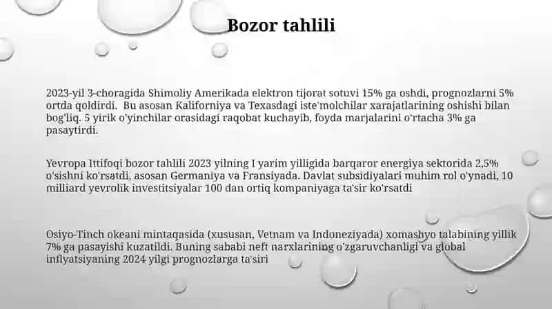 Moliyaviy prognozlar 3