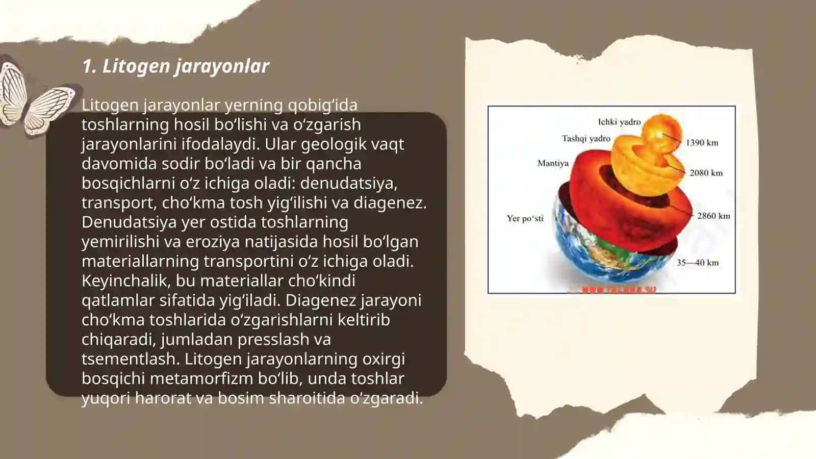 Litogen jarayonlar 3