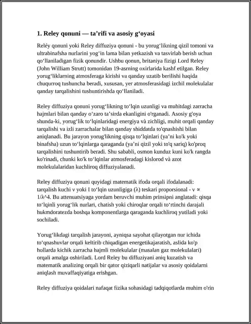 Reley qonuni 3