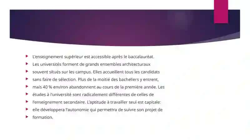 Enseignement supérieur 3