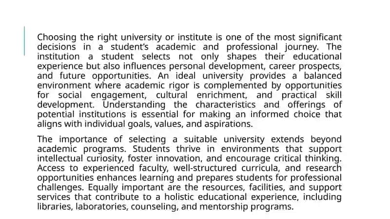 Ideal University/Institute 3