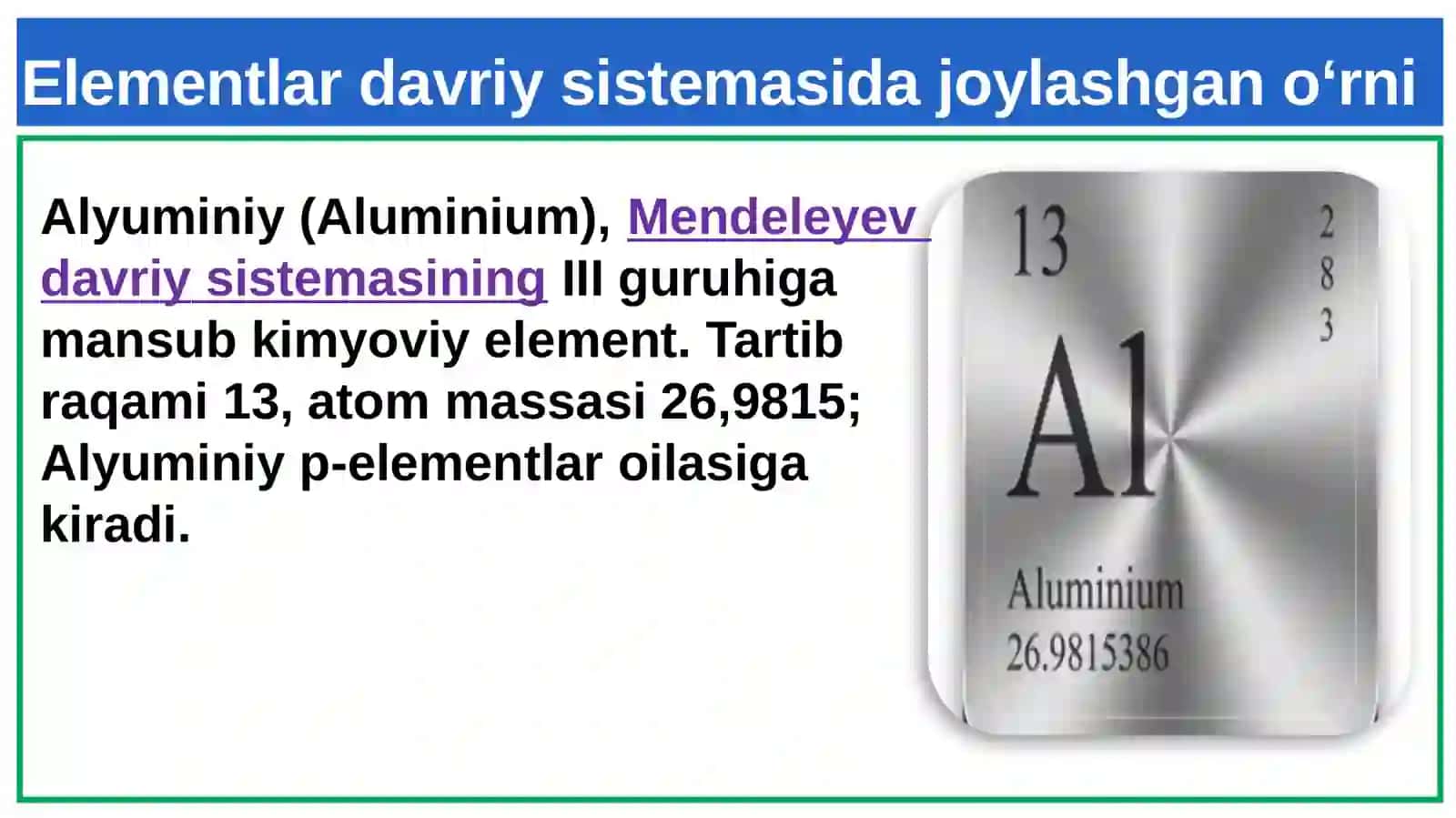 Aluminiy 3