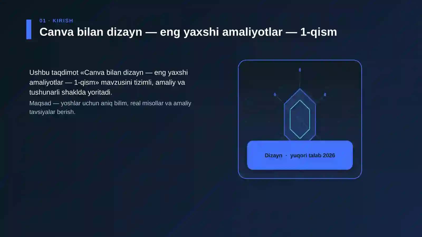 Canva bilan dizayn — eng yaxshi amaliyotlar — 1-qism 3