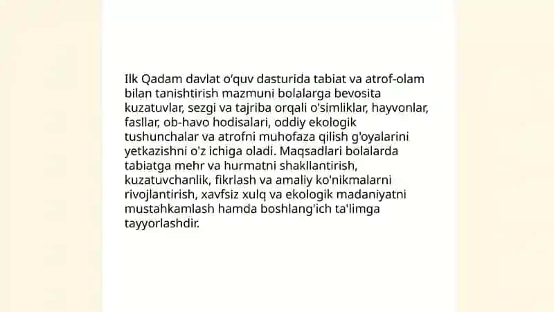 Tabiat bilan tanishtirish metodikasi 3