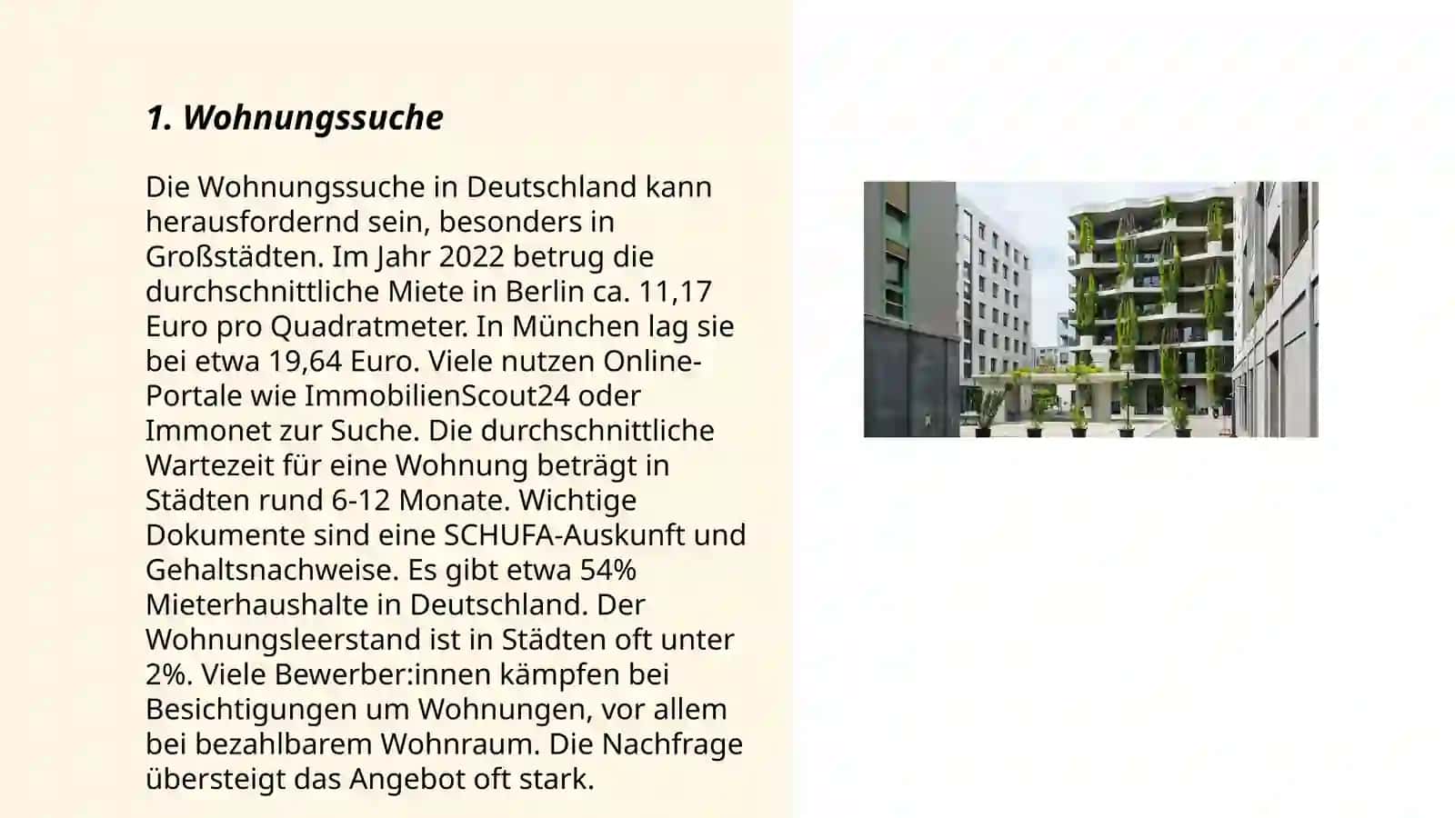 Wohnungssuche 3