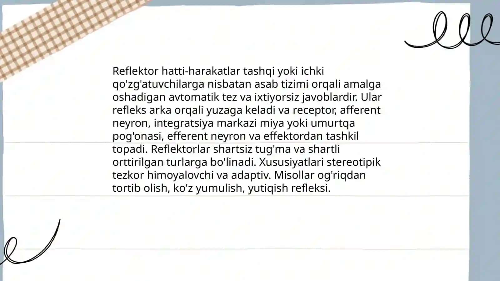 Reflektor hatti-harakatlar 3