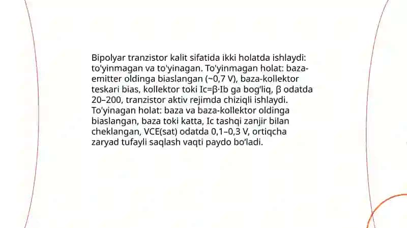 Bipolyar tranzistor kalitlar 3