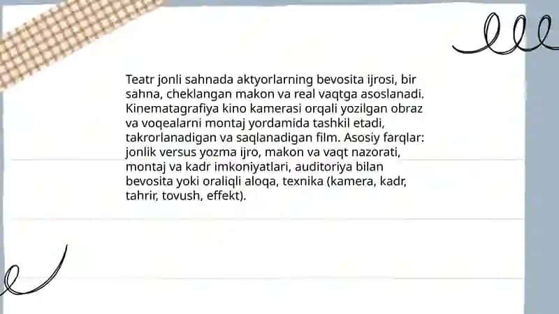Teatr kinematagrafiyaning asosi 3