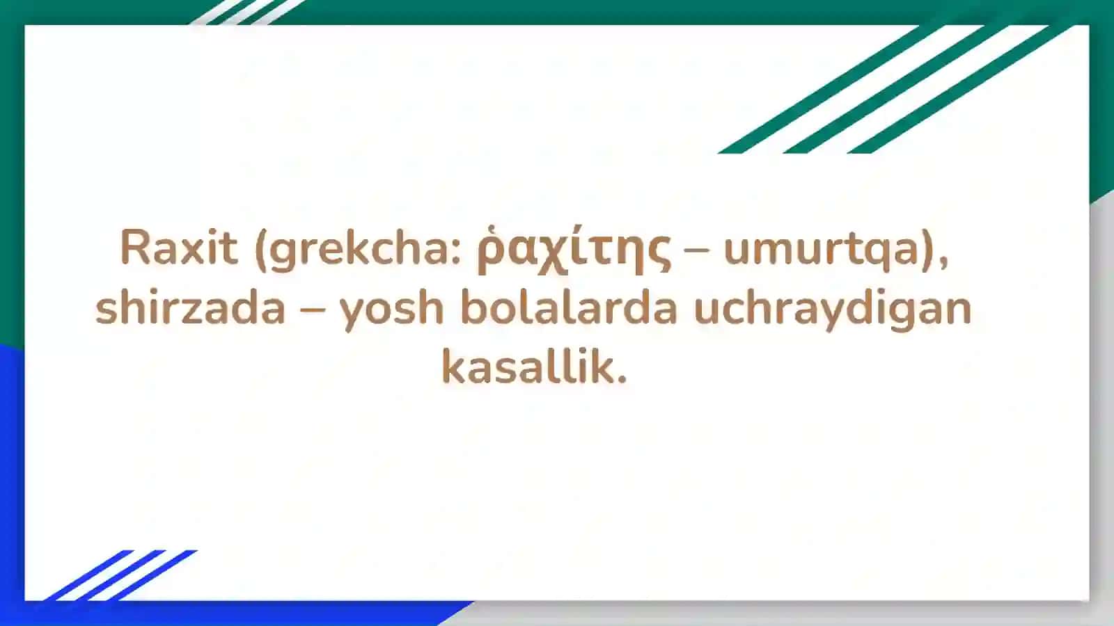 Raxit kasallıgı 3