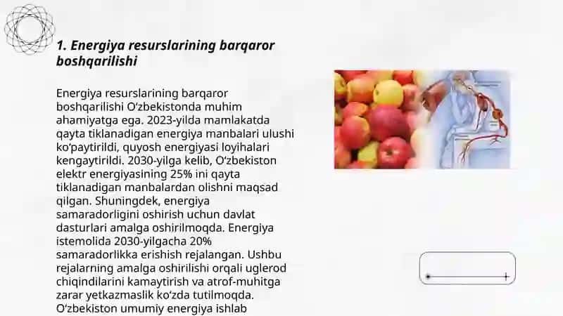 Energiya almashinuvining boshqarilishi 3