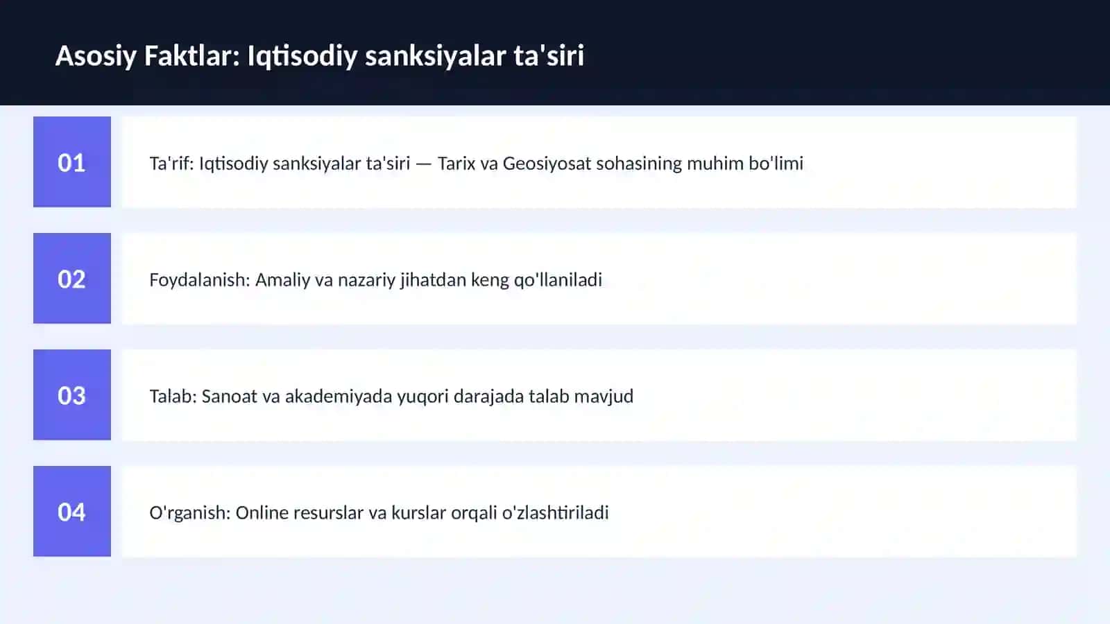 Iqtisodiy sanksiyalar ta'siri 3
