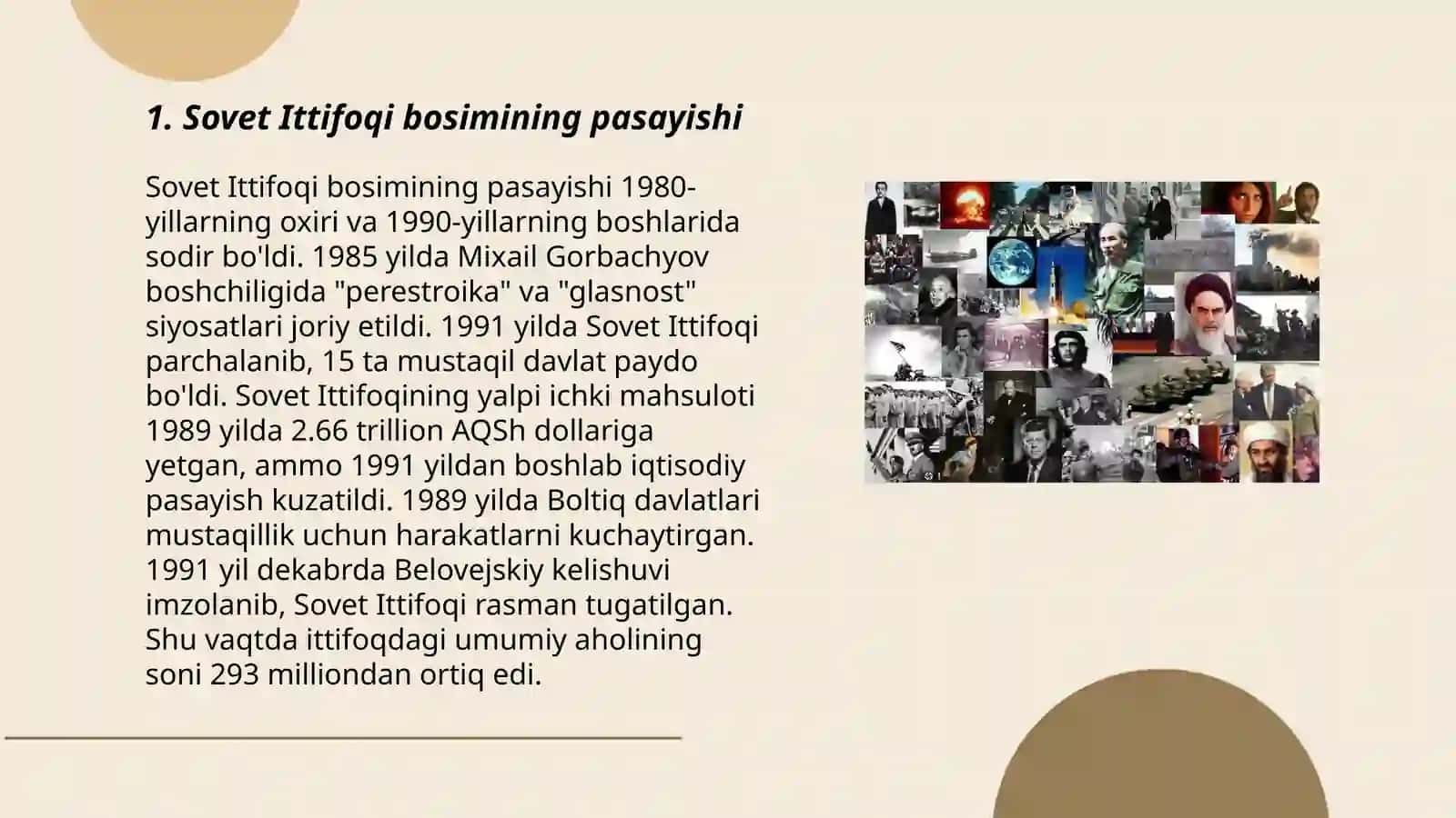 Sovet Ittifoqi bosimining pasayishi 3
