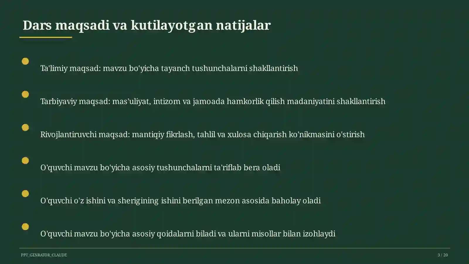 Ochiq ta'lim resurslari (OER) dan foydalanish 3
