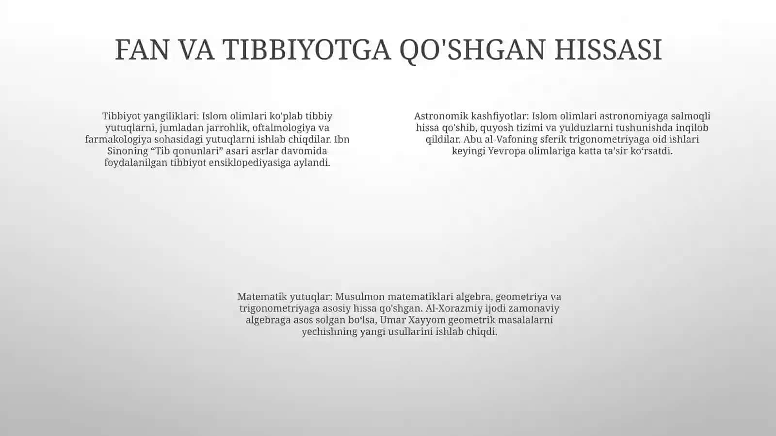 Islom Sivilizatsiyasi 3