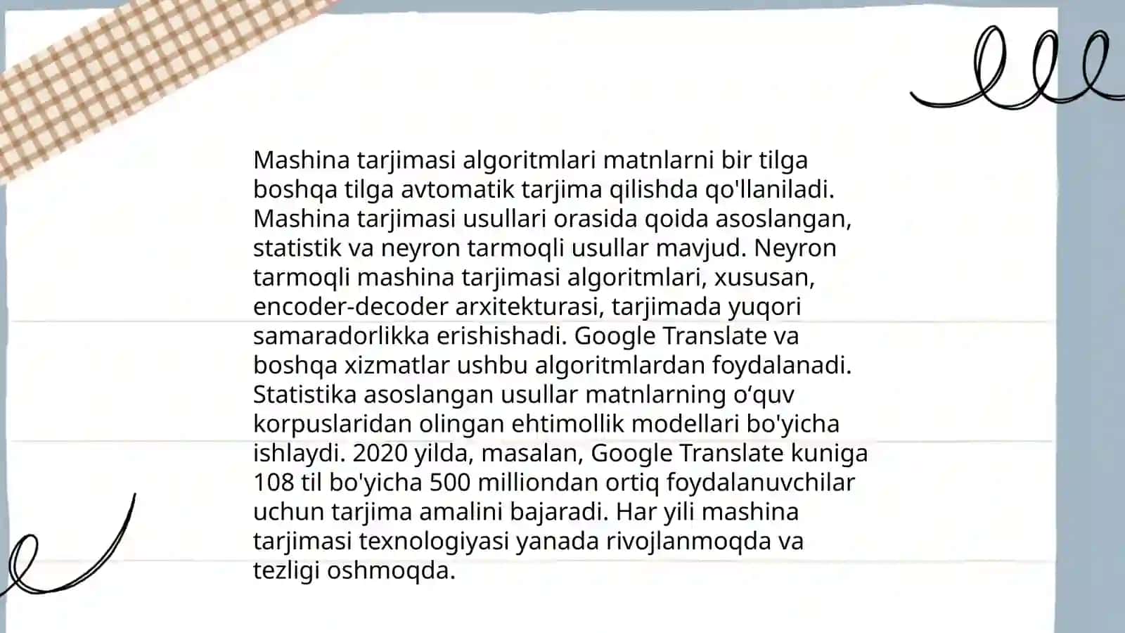 Mashina tarjimasi algoritmlari 3