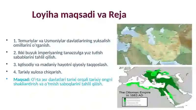 Temuriylar va Usmoniylar 3