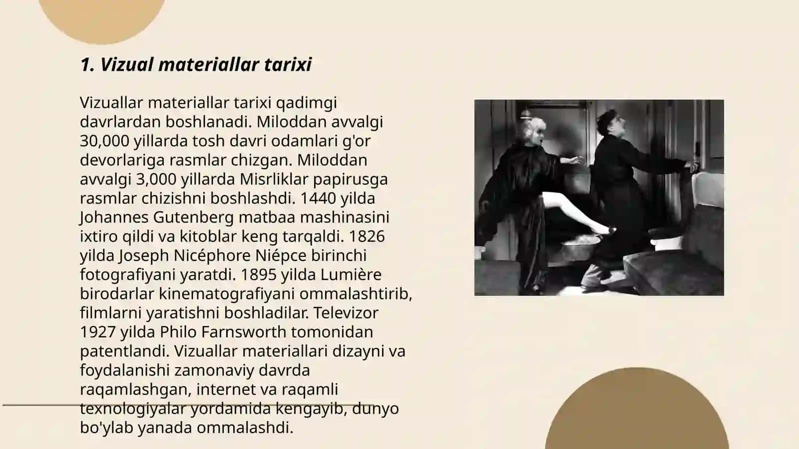 Vizual materiallar tarixi 3