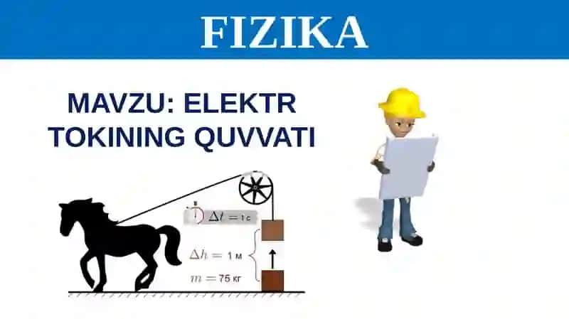 ELEKTR TOKINING QUVVATI 3