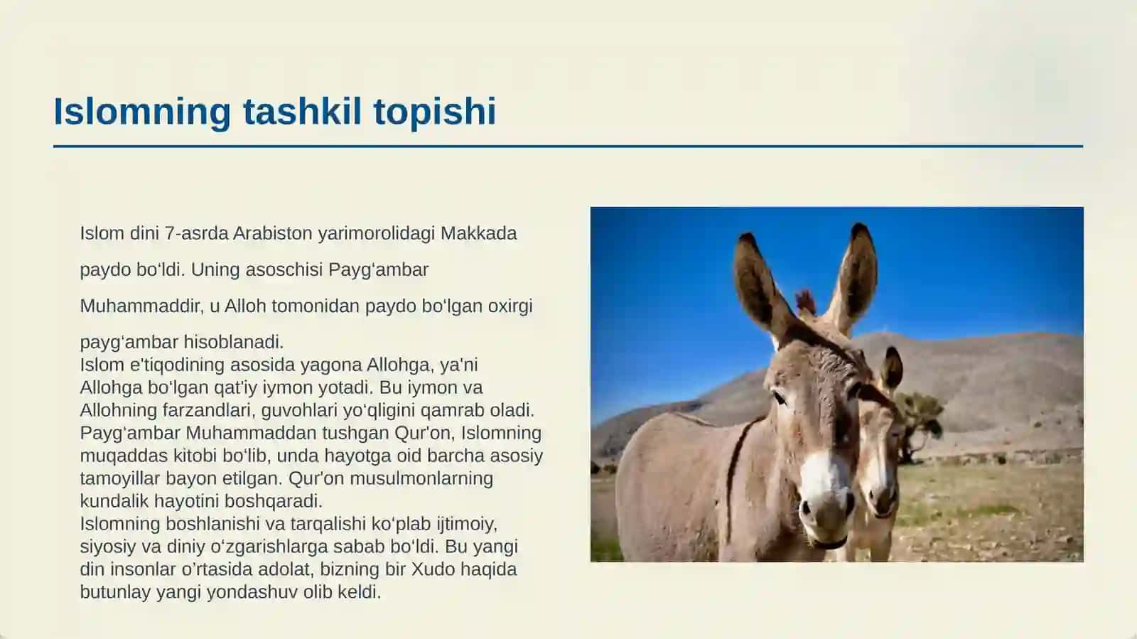 ISLOM DINI VA MOHIYATI 3