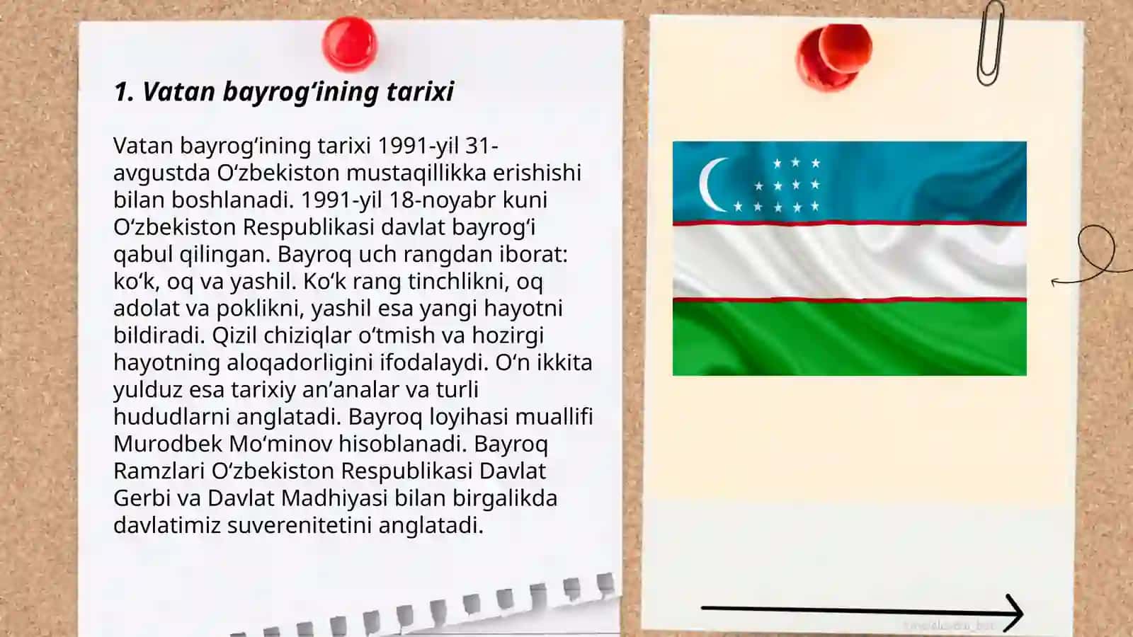 Vatan bayrogʻi - millat poydevori 3