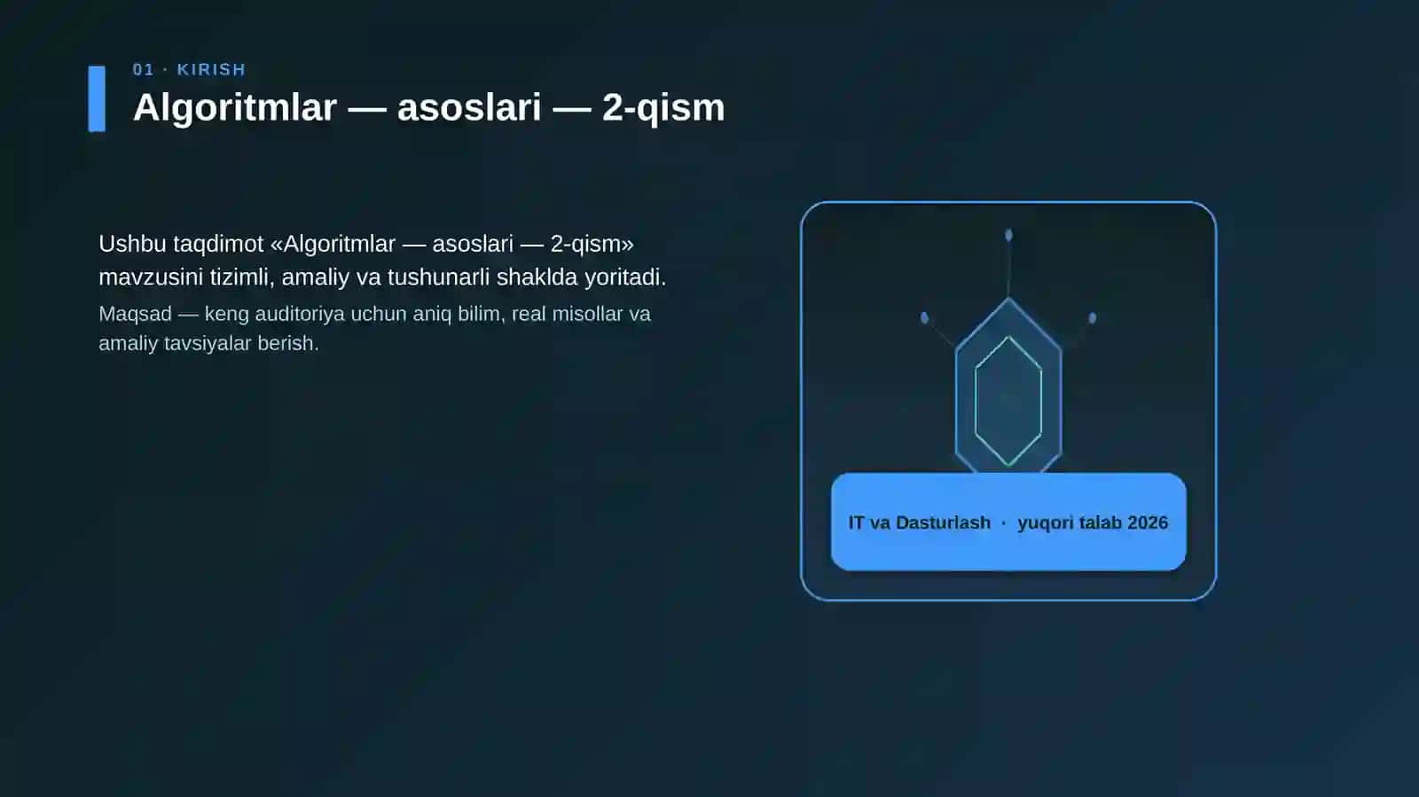 Algoritmlar — asoslari — 2-qism 3