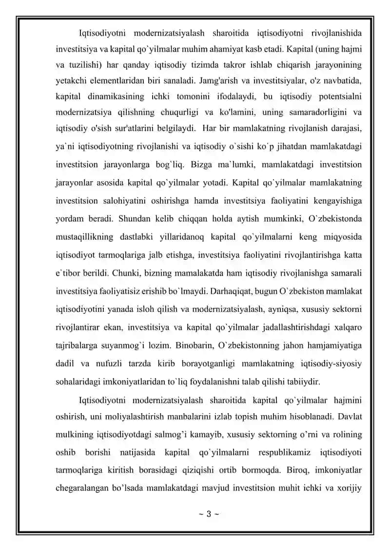 KAPITAL QUYILMALARNI HISOBGA OLISH 3