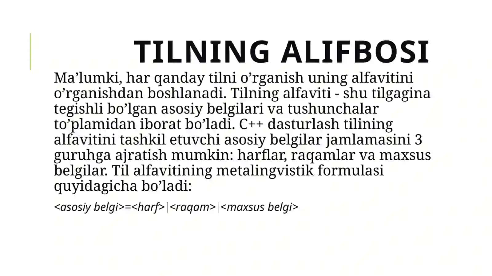 Tilning alfaviti 3