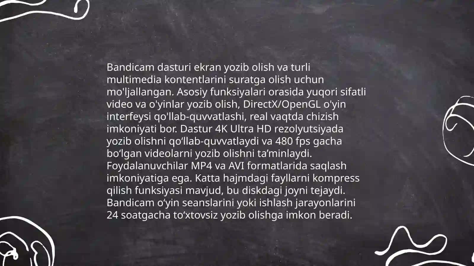 Bandicam dasturi 3