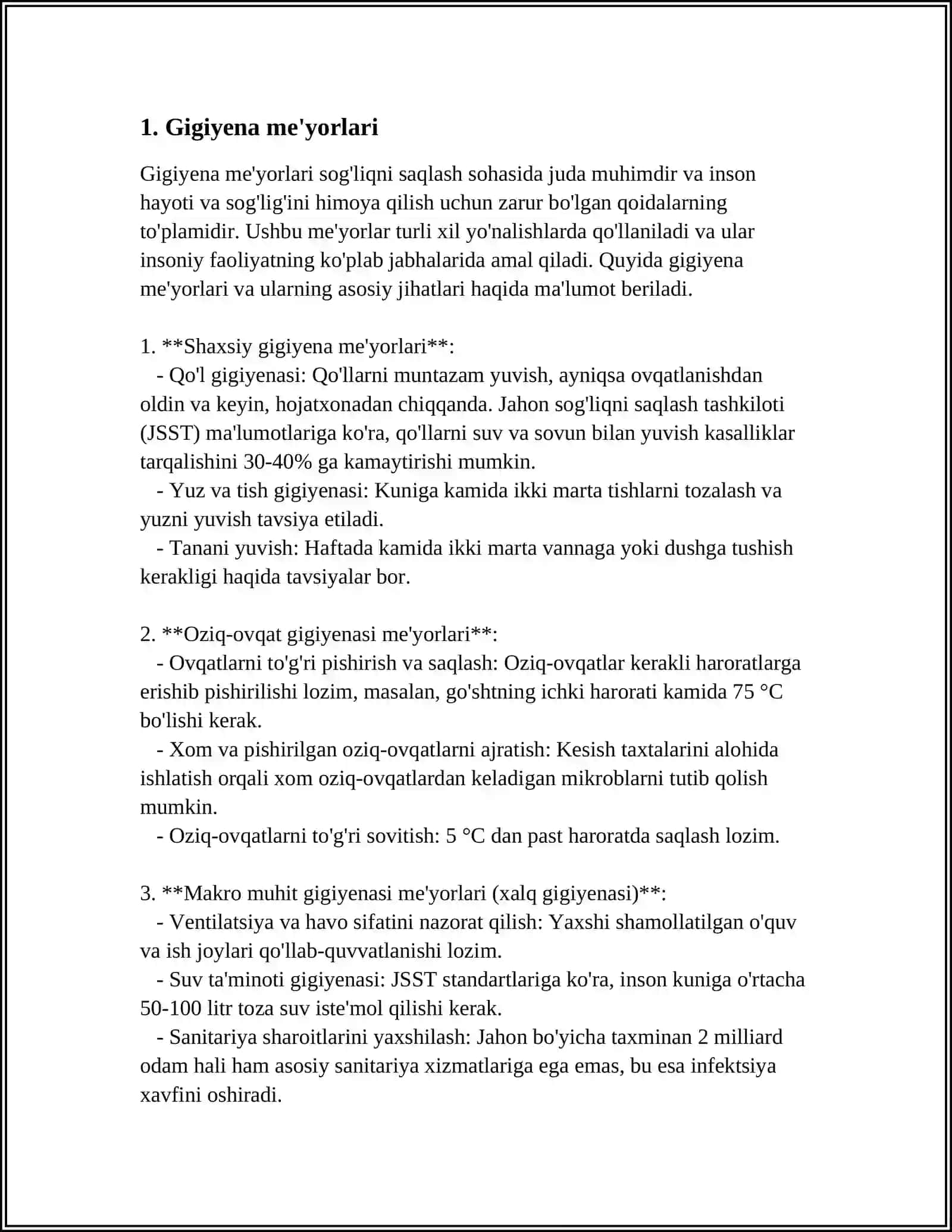 ISHLAB CHIQARISH KORXONALARI LABARATORIYALARI SANITARIK GIGIYENIK HOLATIGA QO'YILGAN TALABLAR 3