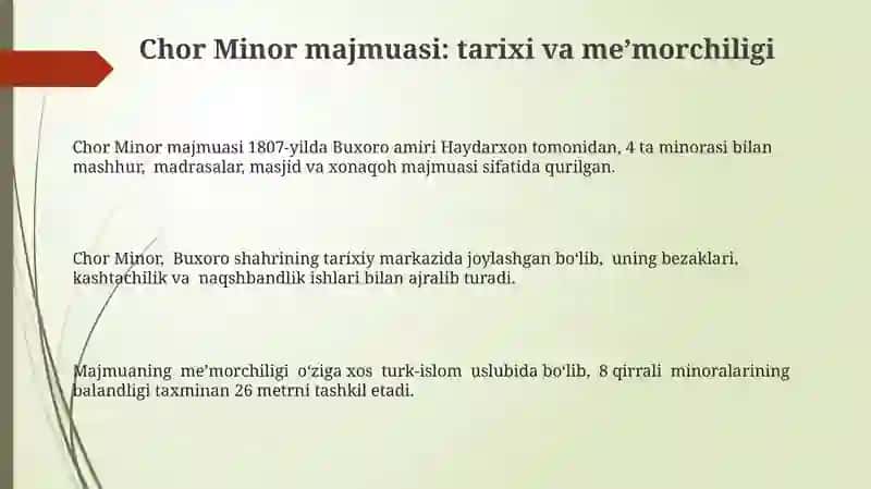 Chor Minor majmuasi 3