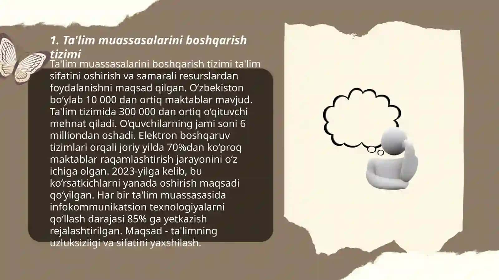 Ta'lim muassasasini boshqarishga doir huquqiy me`yoriy hujjatlar doirasida taqdimot tayyorlash 3