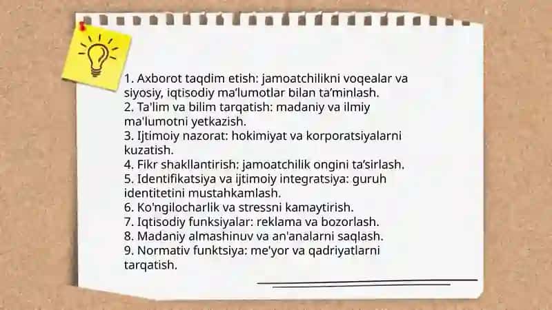 Medialarning ijtimoiy mazmuni 3