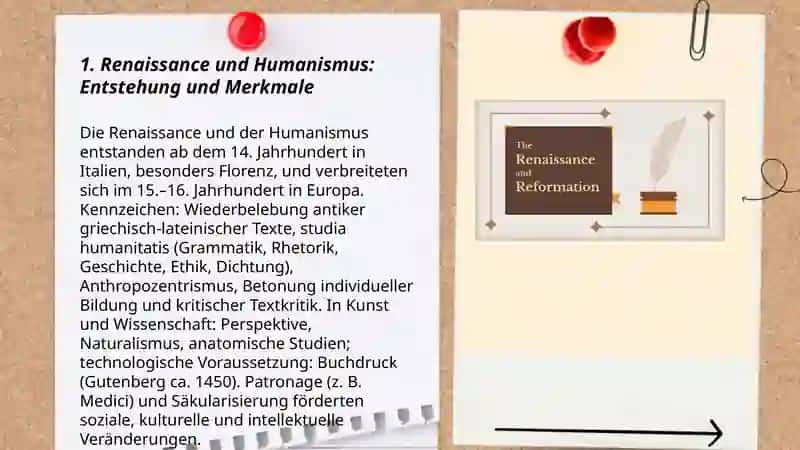 Renaissance Humanismus-Reformation 3