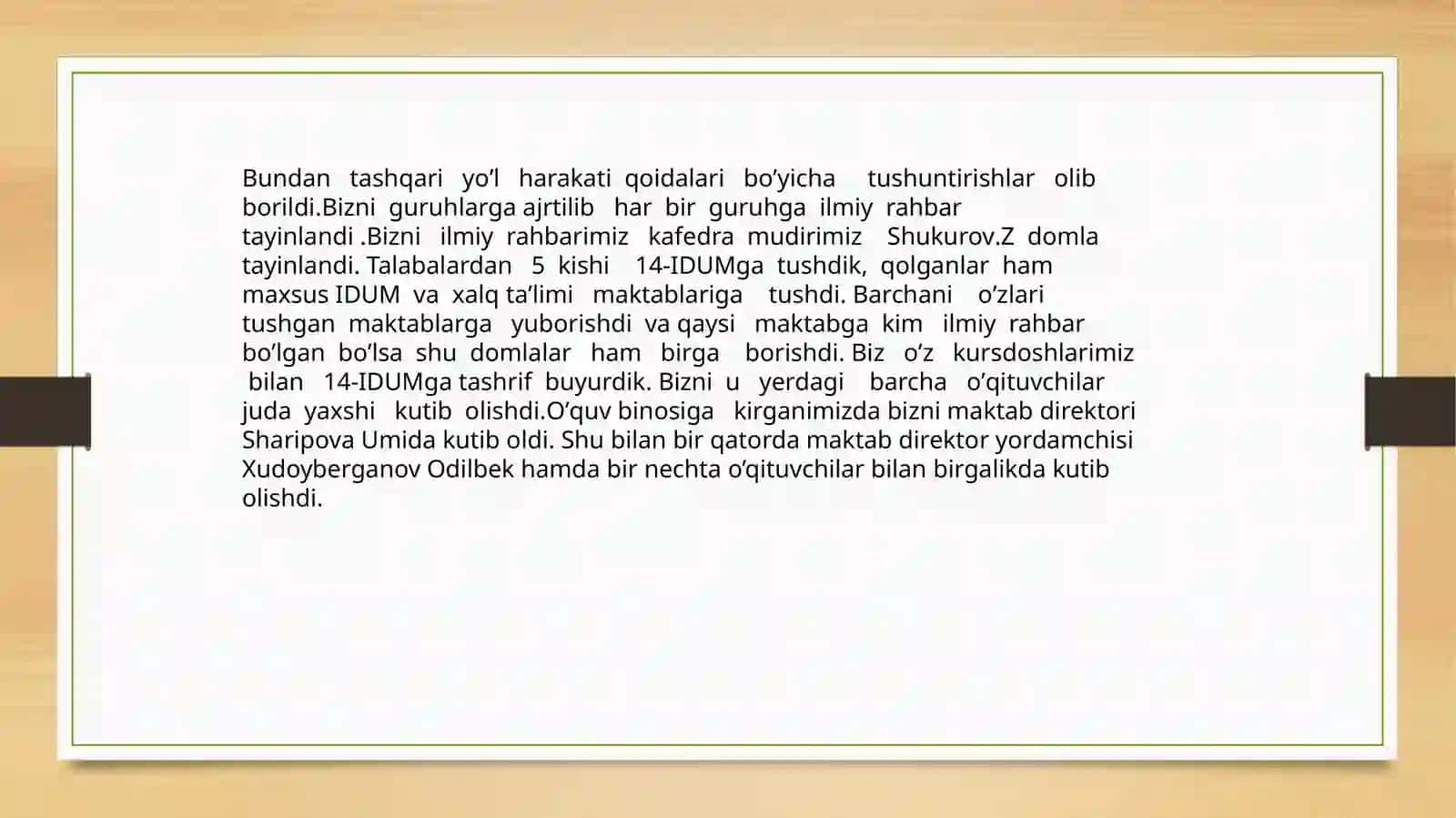 Matematika fakulteti talaba mashg'uloti 3