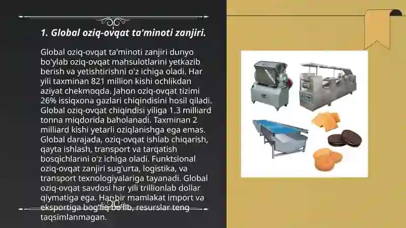 Global oziq-ovqat ta'minoti zanjiri 3