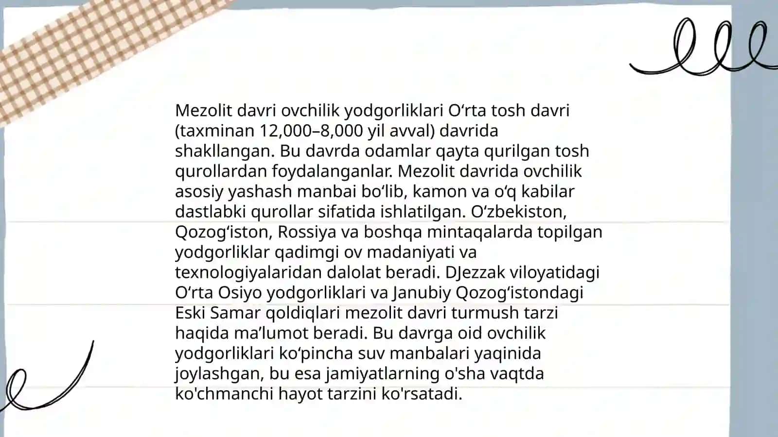 Mezolit davri yodgorliklari 3