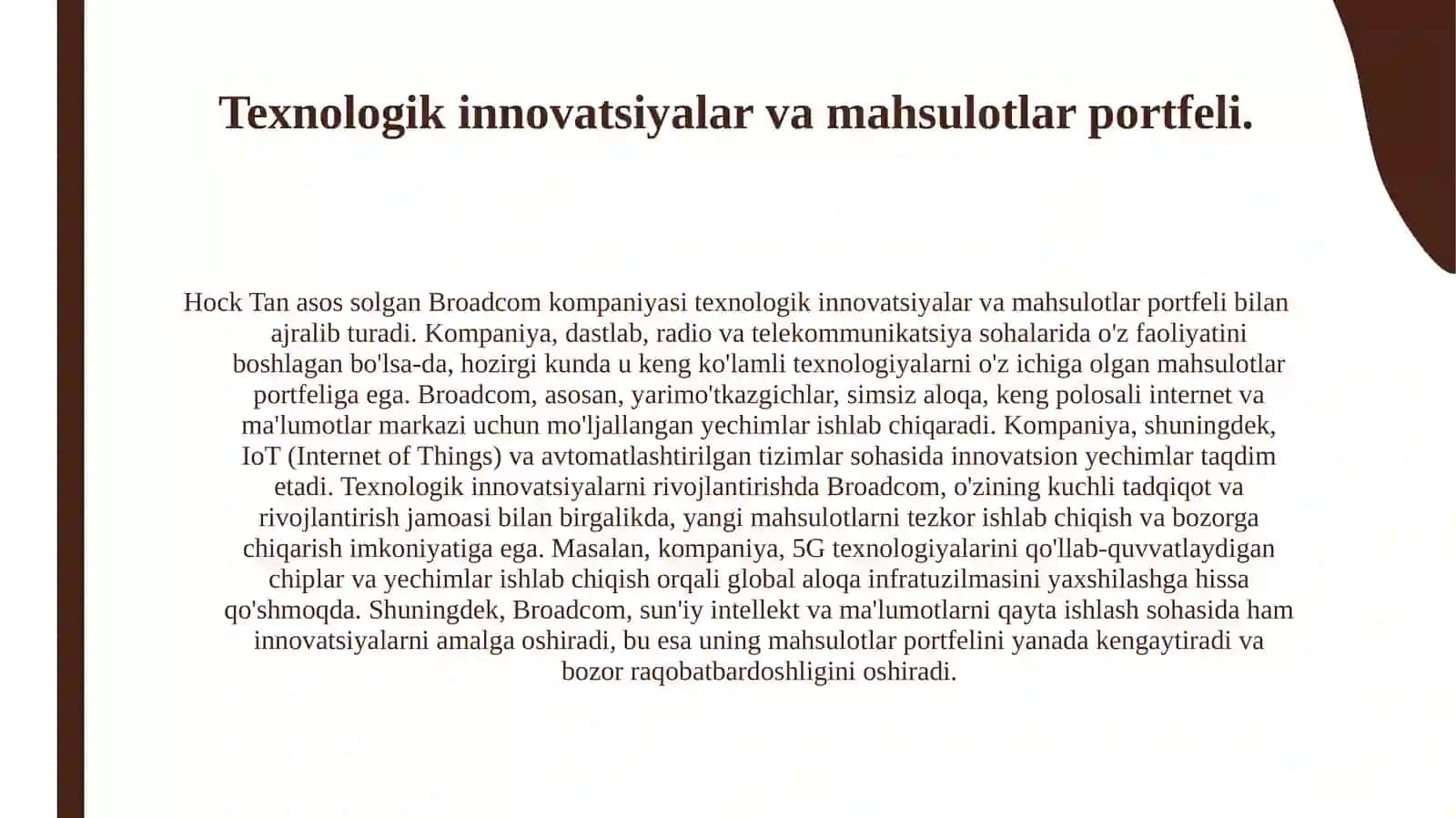 Broadcom haqida 3