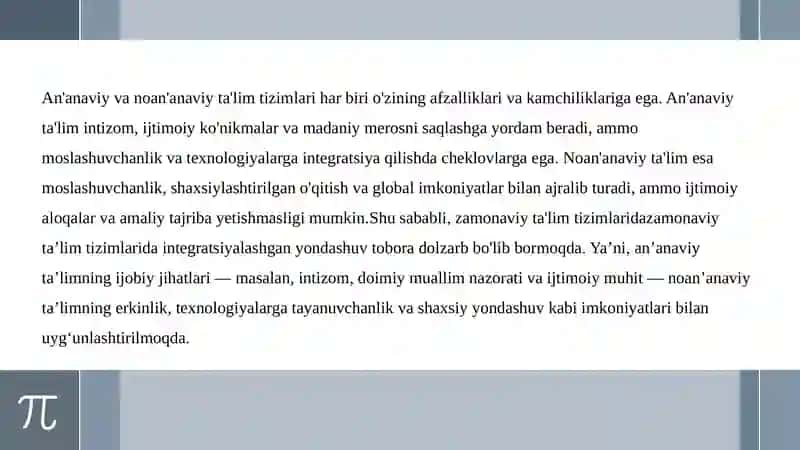 Mundarija:Kirish 3