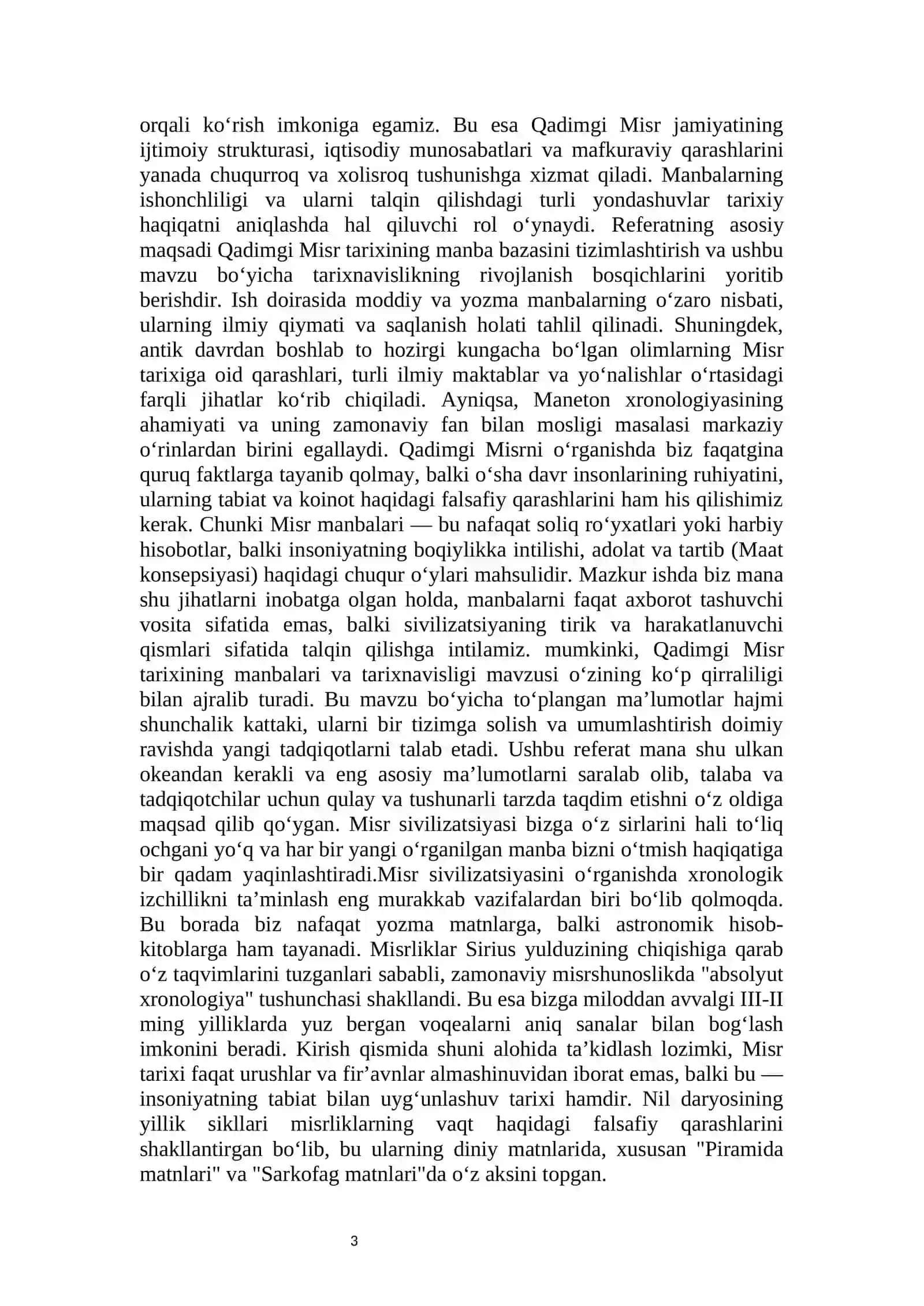 Qadimgi Misr sivilizatsiyasi 3