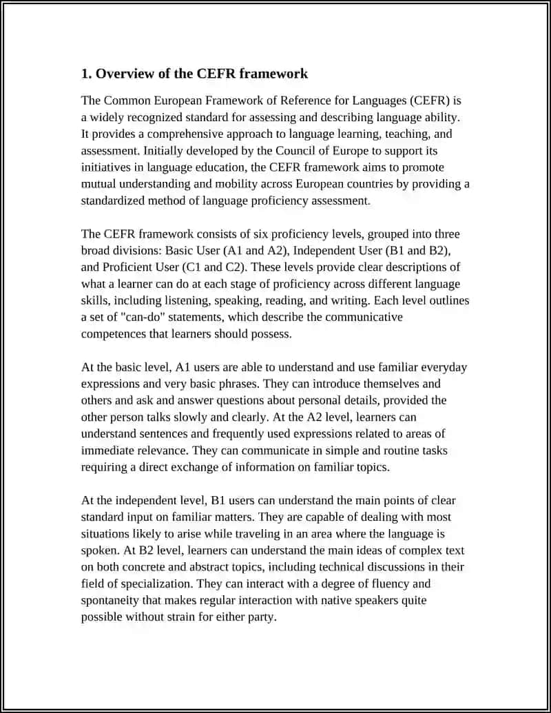 INTRODUCTION TO THE CEFR SYSTEM 3