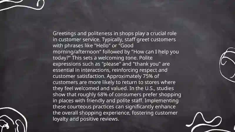 Conversations in shops 3