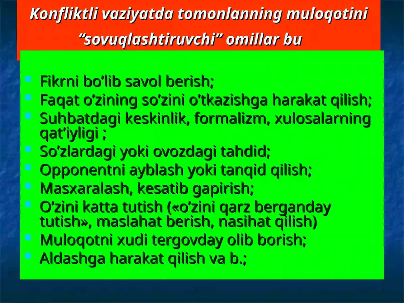Faol tinglash malakasi 3