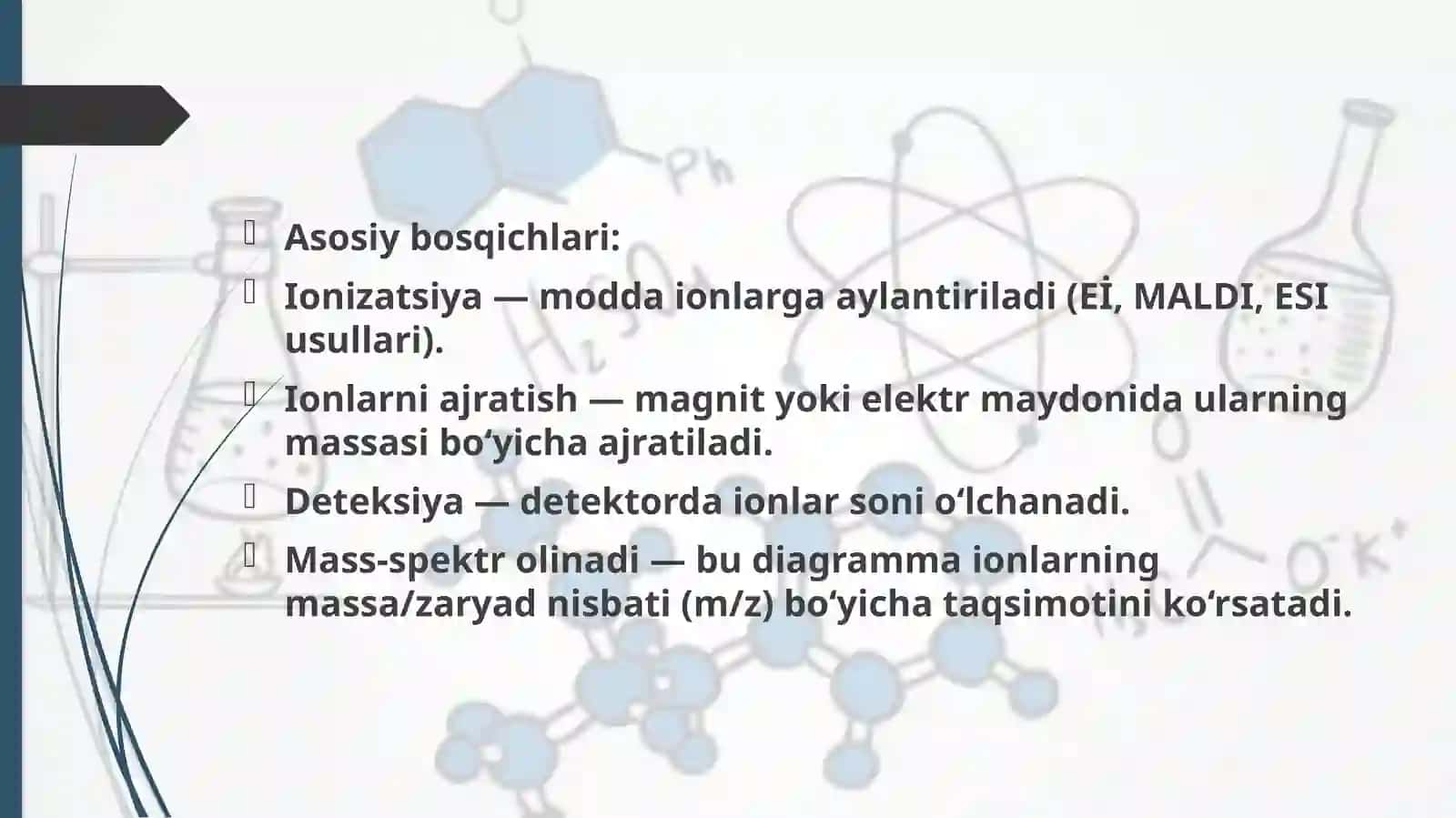Mass-spektrometriyaasboblari 3