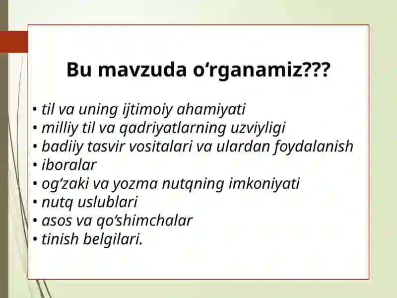 Til–muloqotvositasi 3