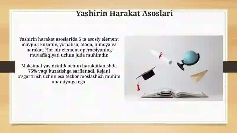 Yashirin Harakat Asoslari 3