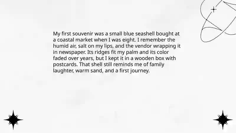 My First Souvenir 3