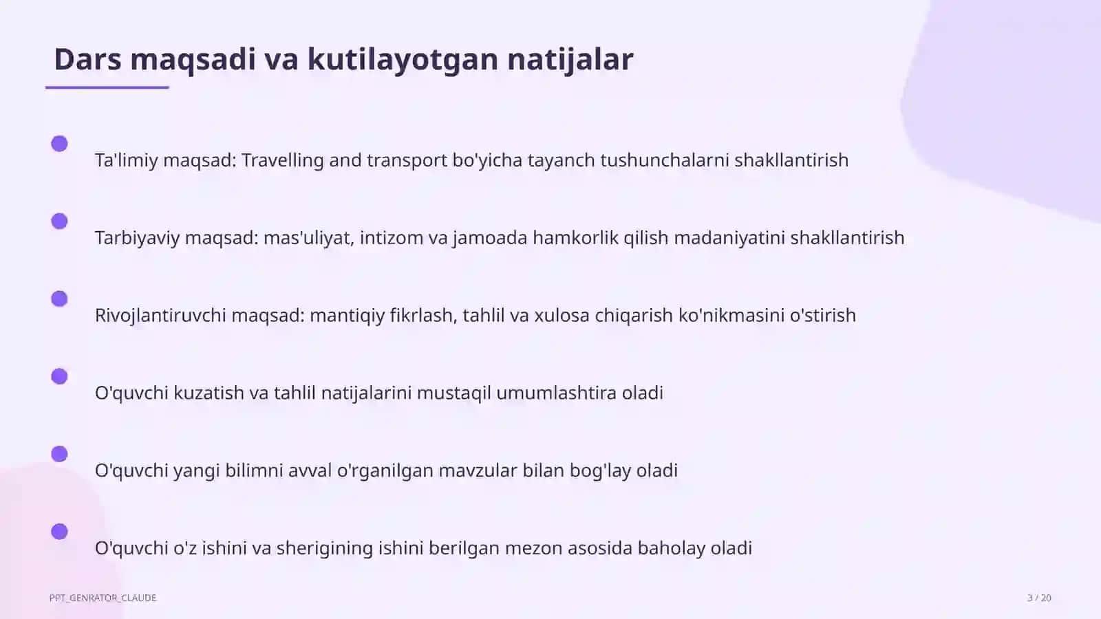 Ingliz tili (6-sinf) 3