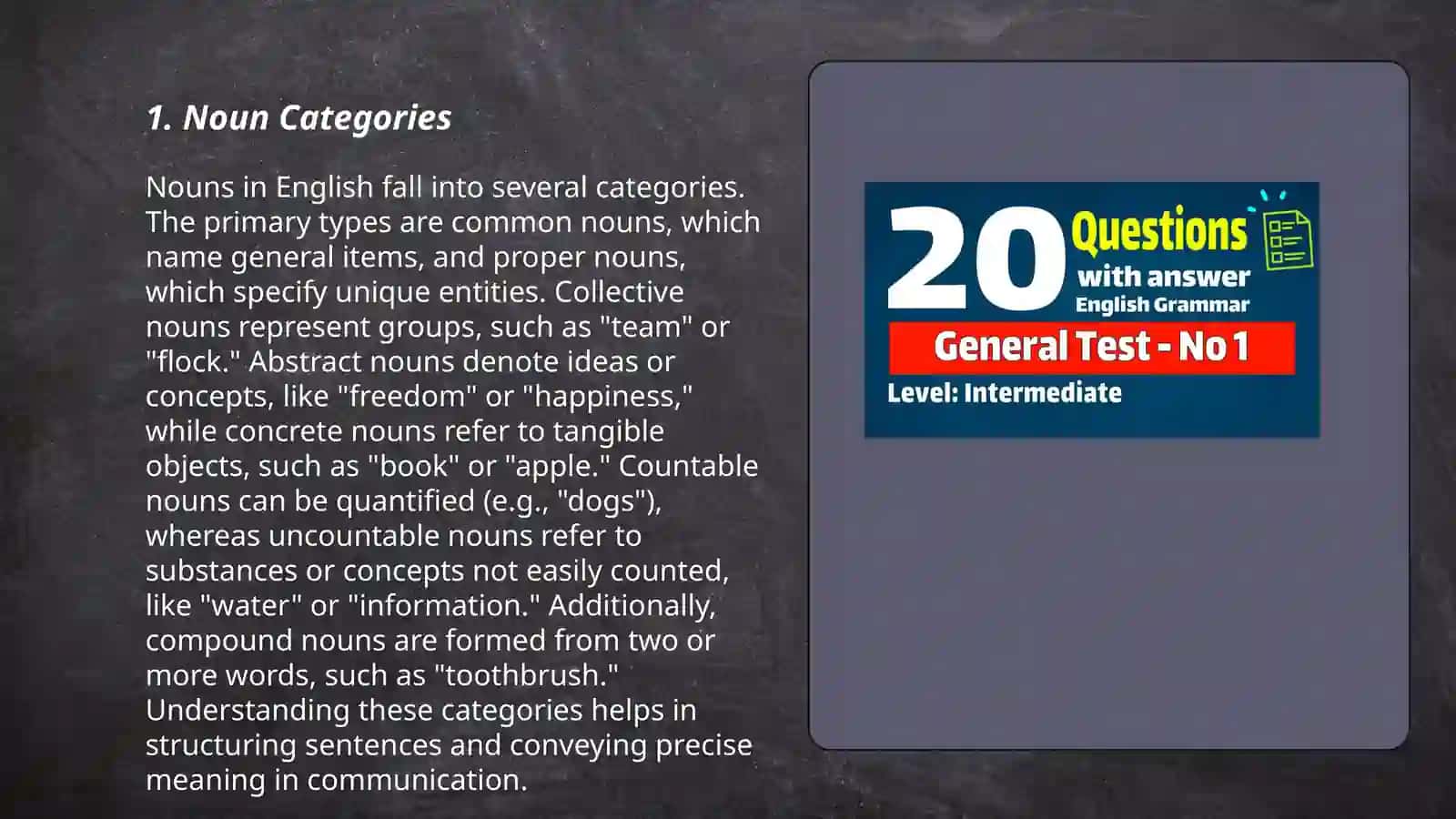 Noun Categories 3