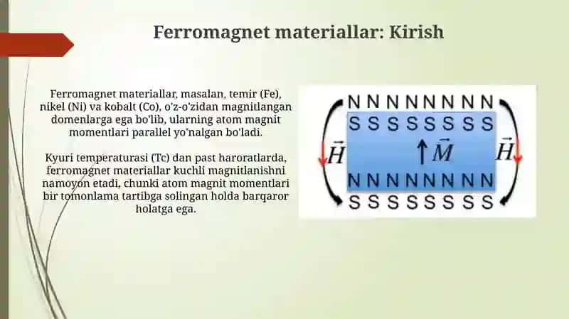 Ferromagnit materiallar 3